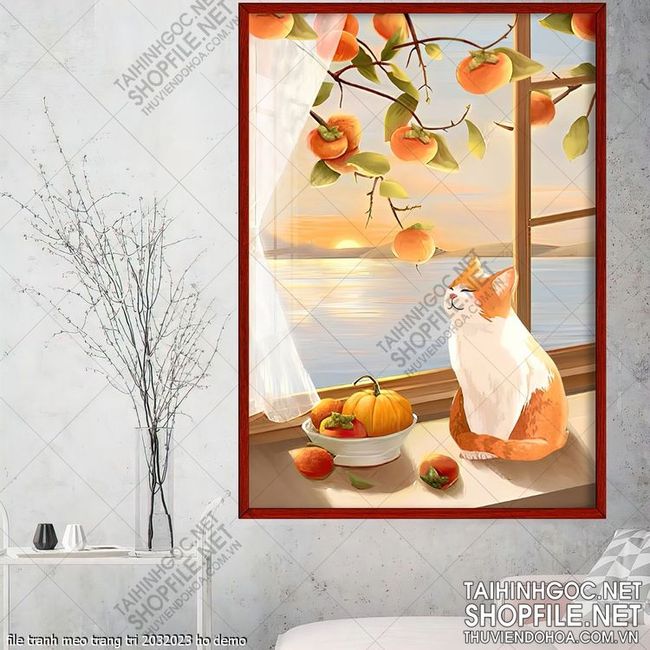 file tranh meo trang tri 2032023 ho